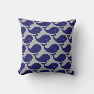 De Happy Blue Whale Buitenkussen