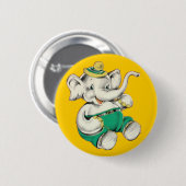 De Happy Elephant Button (Voorkant /achterkant)