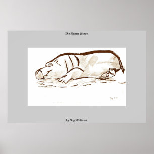 De Happy Hippo Poster