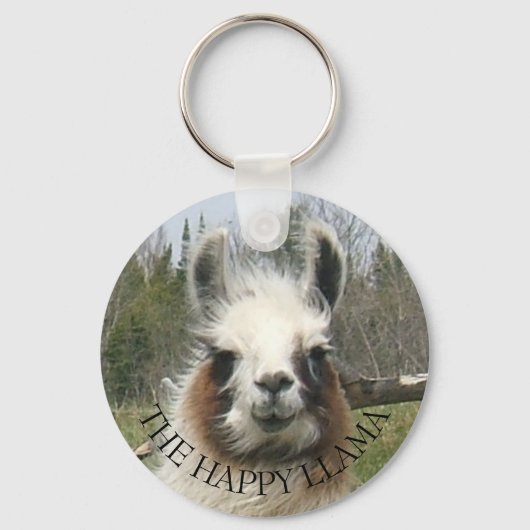 DE HAPPY LLAMA SLEUTELHANGER (Voorkant)