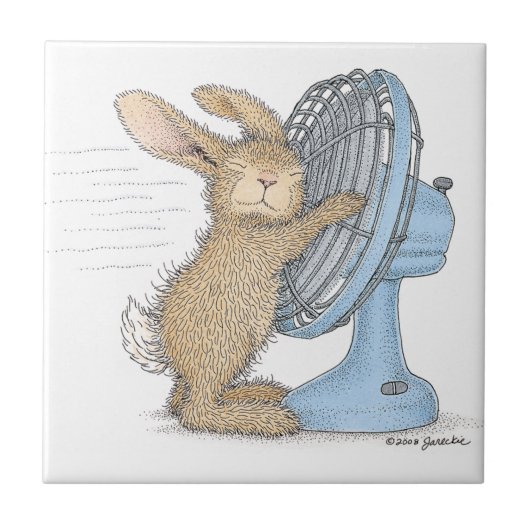 De HappyHoppers®-keramische tegel Tegeltje (Voorkant)