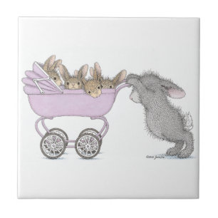 De HappyHoppers®-keramische tegel Tegeltje