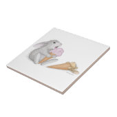 De HappyHoppers®-keramische tegel Tegeltje (Zijkant)