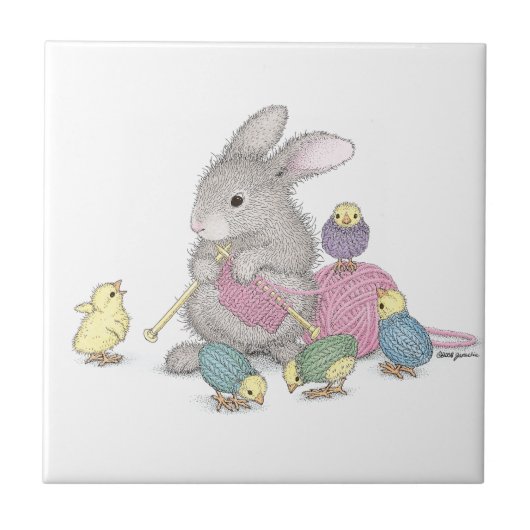 De HappyHoppers®-keramische tegel Tegeltje (Voorkant)