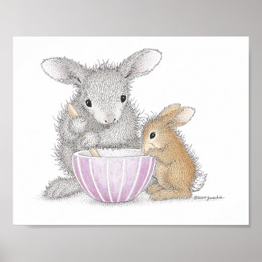 De HappyHoppers® Wall Art Poster (Voorkant)