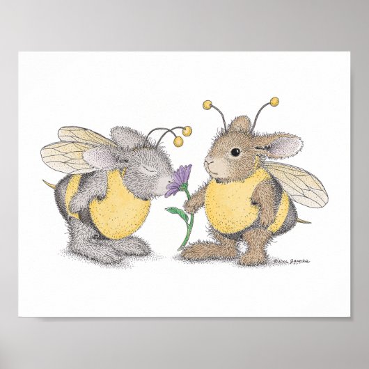 De HappyHoppers® Wall Art Poster (Voorkant)