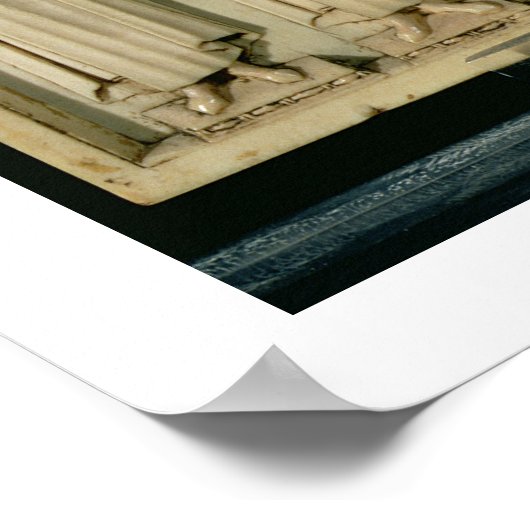 De Harbaville Triptych die Christus Enthroned afsc Poster (Hoek)