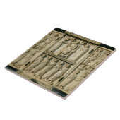 De Harbaville Triptych die Christus Enthroned afsc Tegeltje (Zijkant)