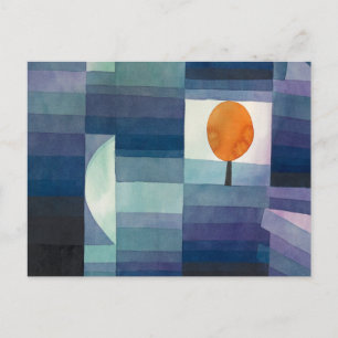De Harbinger van de herfst door Paul Klee Briefkaart