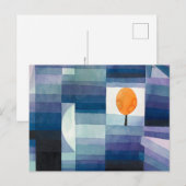 De Harbinger van de herfst - Paul Klee - Modern Ar Briefkaart (Voorkant / Achterkant)