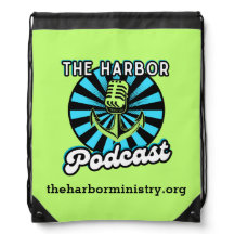 De Harbour Podcast Drawstring Bag