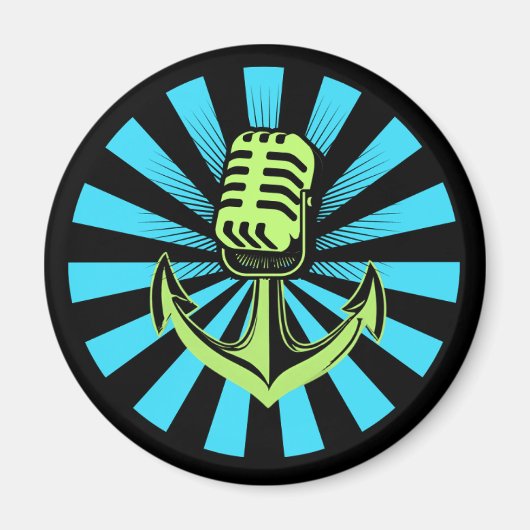 De Harbour Podcast Koelkast Magnet Magneet (Voorkant)