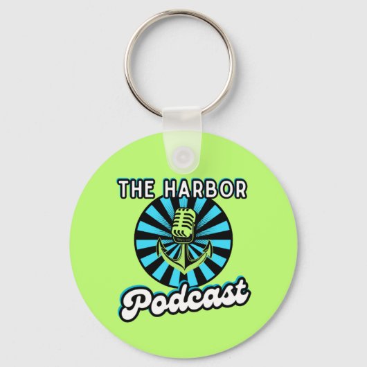 De Harbour Podcast QR Code Sleutelhanger (Voorkant)
