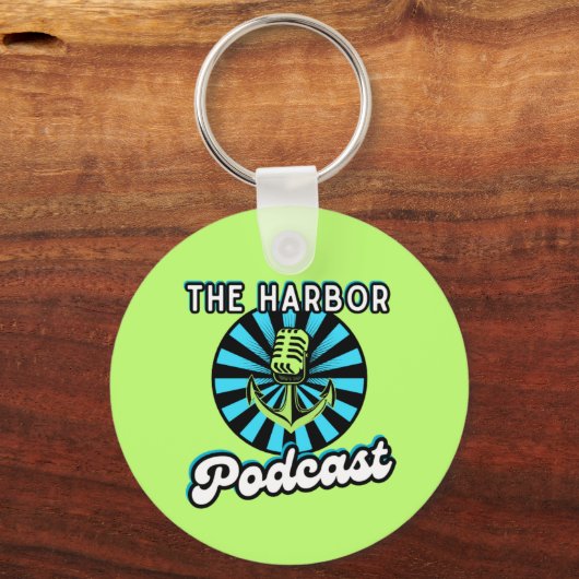 De Harbour Podcast QR Code Sleutelhanger (Voorkant)