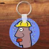 De hard Arbeider van het Pet voegt tekst Magnet Sl Sleutelhanger (Voorkant)