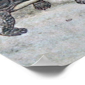 De Hare en de Tortoise Poster (Hoek)