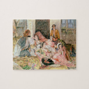 De harem, c.1850 legpuzzel