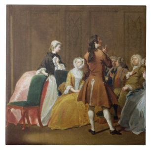De Harlowe familie, van Samuel Richardson's 'Clar' Tegeltje