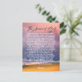 De harnas van God, Ephesianen 6 Briefkaart (Staand voorkant)