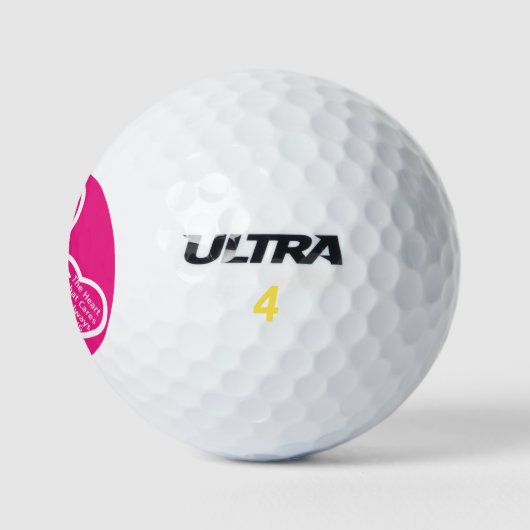De Hart dat Liefheeft Golfballen (Logo)