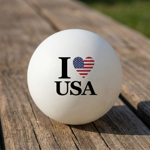 De "Hart van Amerika" Ping Pong Bal Pingpongballen