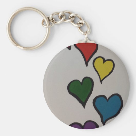 De harten sleutelhanger (Voorkant)