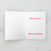 De "harten Valentijn van het neon " Feestdagen Kaart (Binnen)