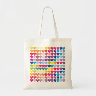 De Harten van de regenboog Tote Bag