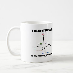De hartslag is mijn Modus Operandi Sinus Rhythm Koffiemok