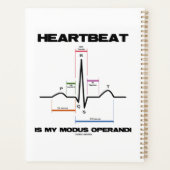 De hartslag is mijn Modus Operandi Sinus Rhythm Planner (Achterkant)