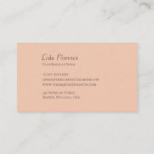 De Harvest Hearth Visitekaartje (Achterkant)