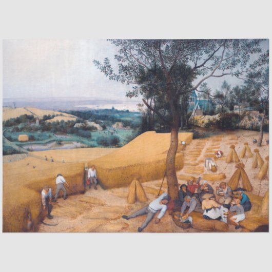De Harvesters, Pieter Bruegel Tissuepapier (Voorkant)