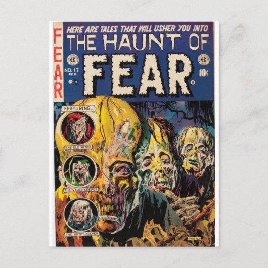 De haunt van angst 1 briefkaart (Voorkant)