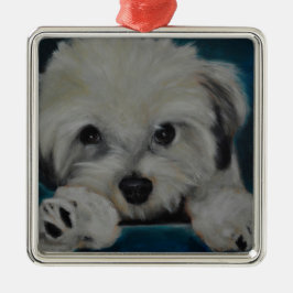 De Havanese Metalen Ornament