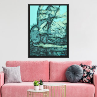 De Haven Canvas Afdruk