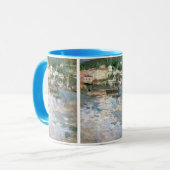 De haven, Nice door Berthe Morisot, Vintage Fine A Mok (Voorkant links)