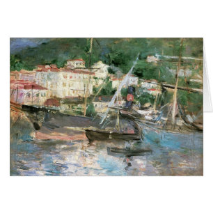 De haven, Nice van Berthe Morisot,  fijne kunst