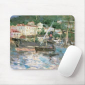 De haven, Nice van Berthe Morisot, fijne kunst Muismat (Met muis)