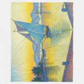 De haven op Sunset, Signac Fleece Deken (Voorkant)