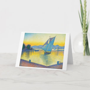 De haven op Sunset, Signac Kaart