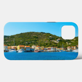 De haven van Antipaxos iPhone 13 Hoesje