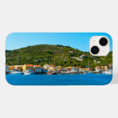 De haven van Antipaxos Case-Mate iPhone Case (Achterkant (horizontaal))