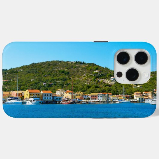 De haven van Antipaxos Case-Mate iPhone Case (Achterkant (horizontaal))