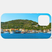 De haven van Antipaxos Case-Mate iPhone Case (Achterkant (horizontaal))