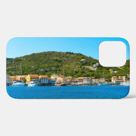 De haven van Antipaxos iPhone 12 Pro Hoesje