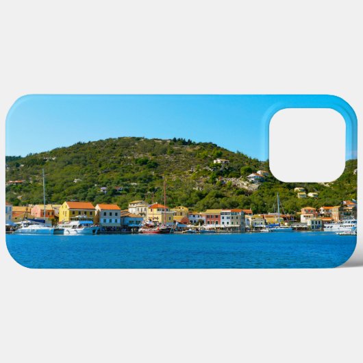 De haven van Antipaxos Case-Mate iPhone Case (Achterkant (horizontaal))