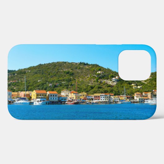 De haven van Antipaxos Case-Mate iPhone Case (Achterkant (horizontaal))