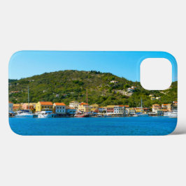 De haven van Antipaxos iPhone 13 Hoesje