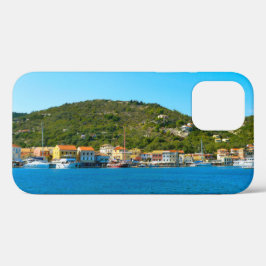 De haven van Antipaxos iPhone 12 Hoesje