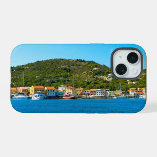 De haven van Antipaxos iPhone 15 Hoesje